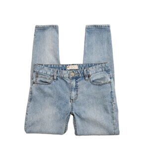 Free People Destroyed Ripped Knee Skinny Jeans  Size: W27